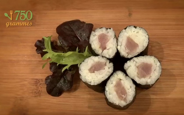 Makis en fleur