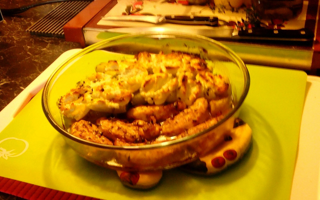 Délice de courgette, accompagnée de sa sauce au chèvre