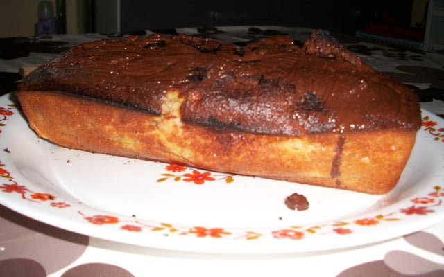 Marbré au chocolat et à la banane