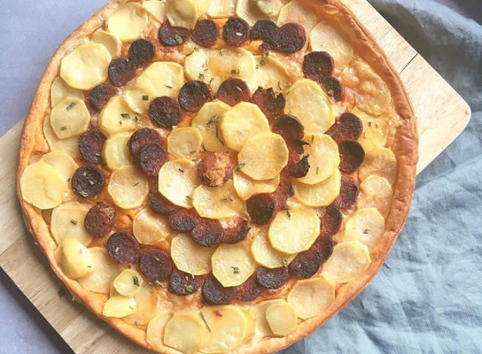 Tarte chorizo pommes de terre