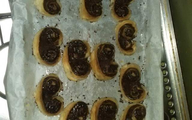 Petits palmiers au Nutella
