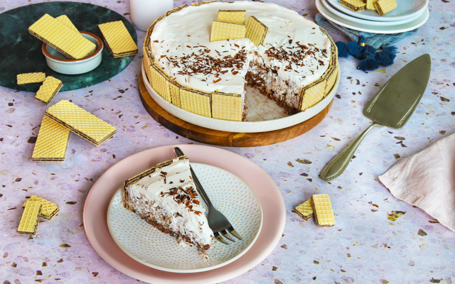 Gâteau aux gaufrettes sans cuisson