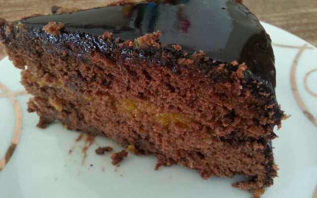 Sachertorte viennois à la confiture d'abricots