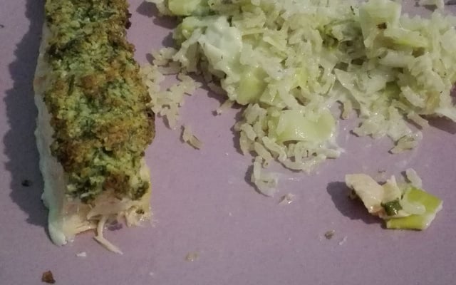 Cabillaud en croûte d'herbes
