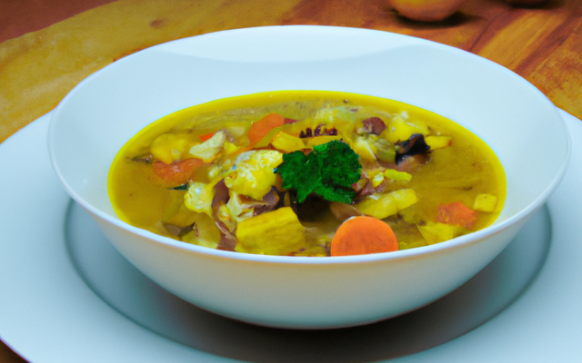 Potage antillais, soupe