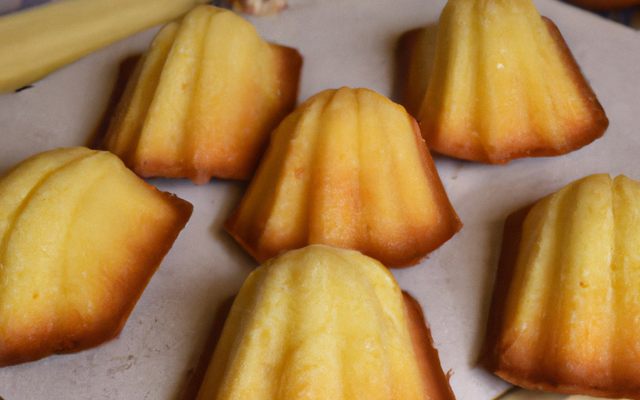 Madeleines goût vanillé