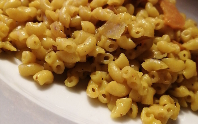 Pasta carottes et curry