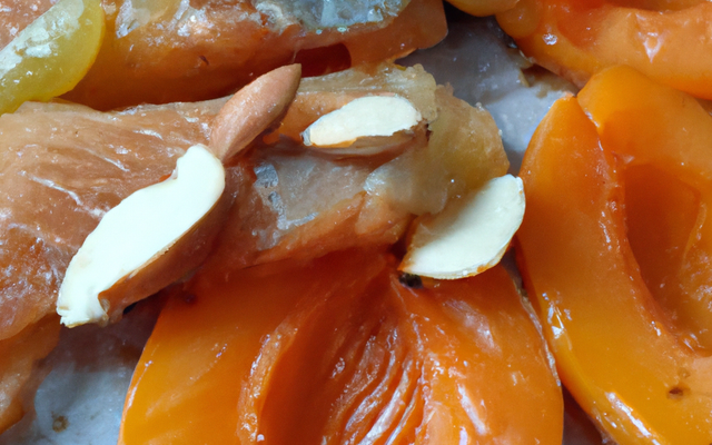 Perche et saumon aux abricots secs