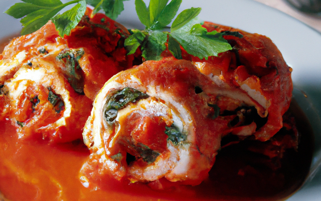 Braciole (roulades) de poulet à la sicilienne