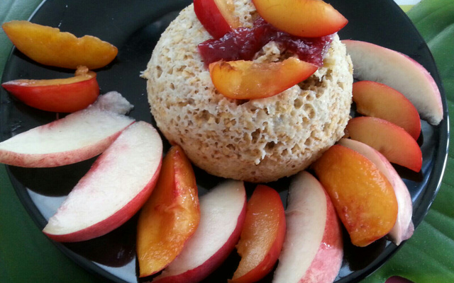 Bowl Cake cacao fruits rouges