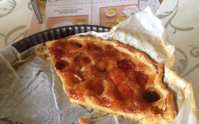 Tarte aux abricots à la crème d'amandes