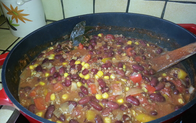 Chili con carne de chef