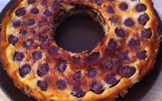 Clafoutis aux cerises et à la vanille