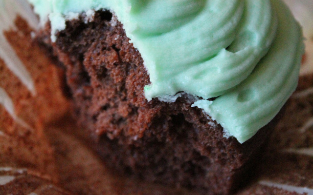 Cupcakes menthe chocolat