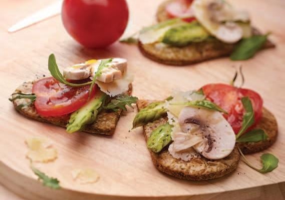 Tartelettes express aux légumes et au Cantal Vieux