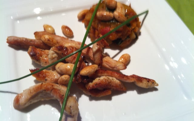 Émincés de dinde et sa timbale de légumes