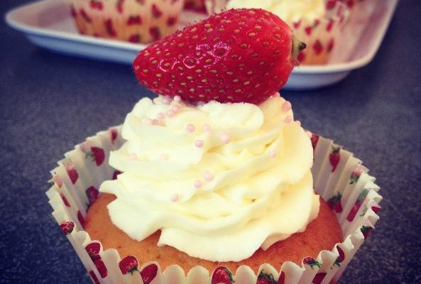 Cupcakes fraises