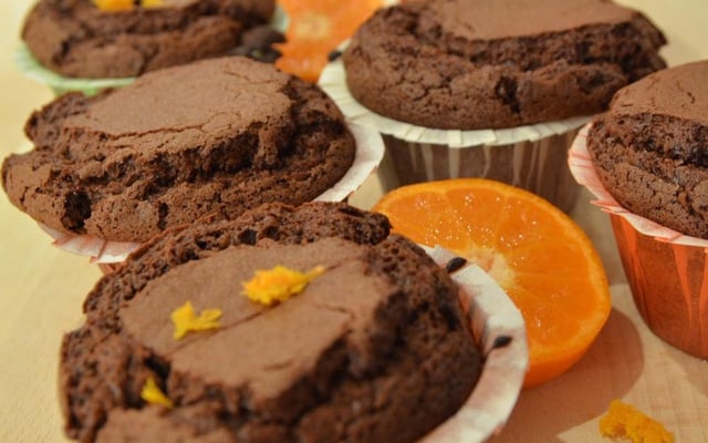 Moelleux au chocolat et clémentine