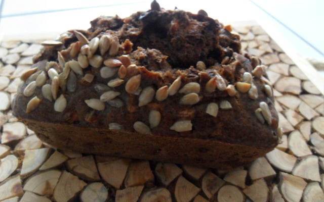 Cake oignons légumes olivade noir