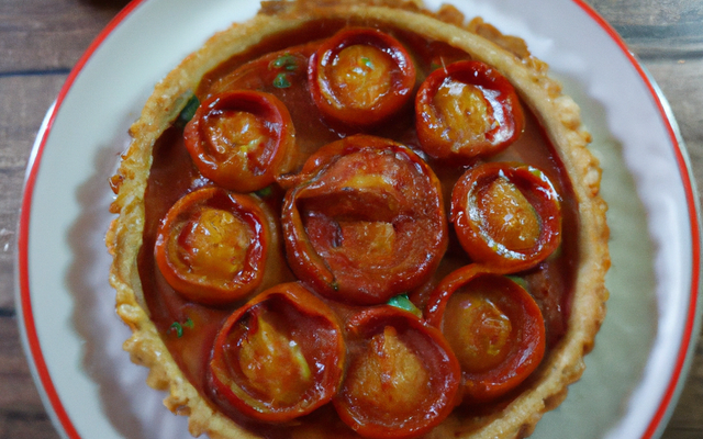 Tarte à la tomate façon barbecue
