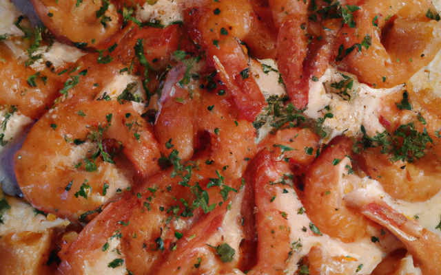 Crevettes à la féta