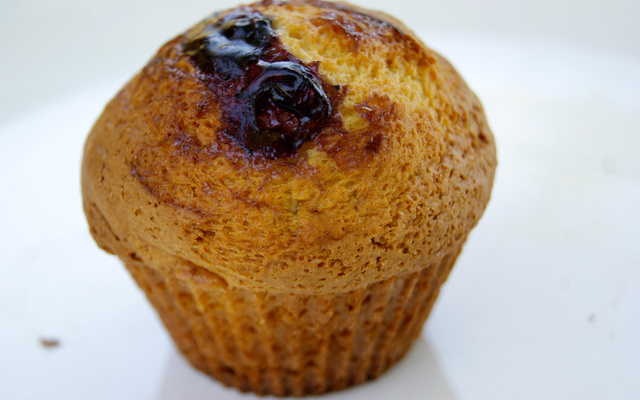 Muffins au cœur de myrtilles