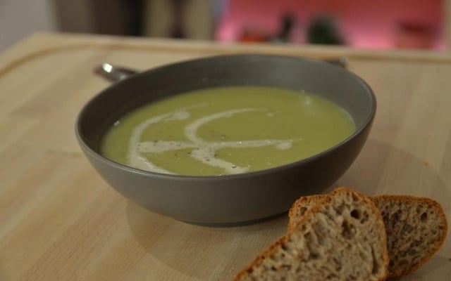 Soupe pommes de terre et poireaux
