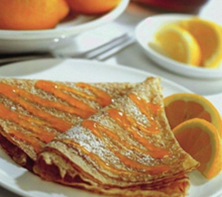 Crêpes à la chicorée façon clairette