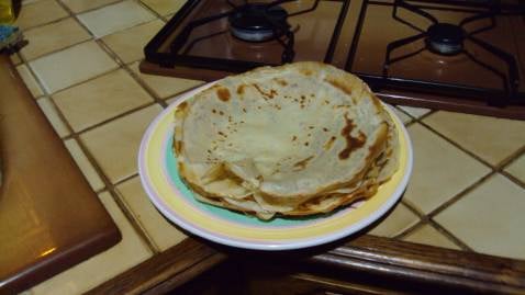 Crêpes sans œufs