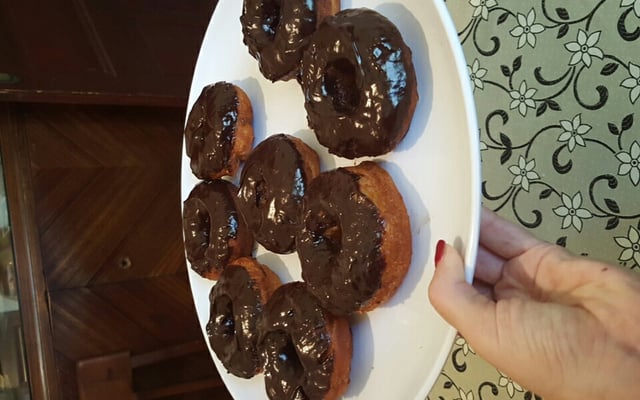 Donuts au chocolat