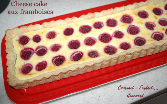 Cheesecake aux framboises