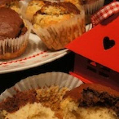 Muffins banane et cacao