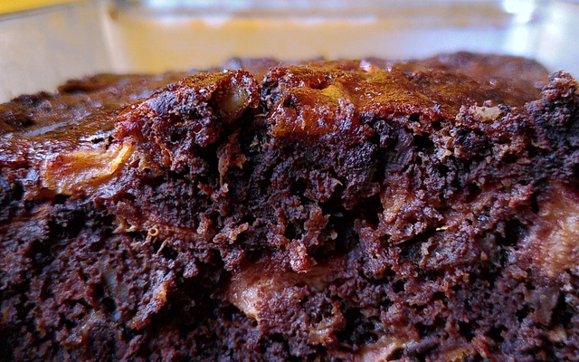 Gâteau au chocolat et Kaki Ribera del Xùquer AOP