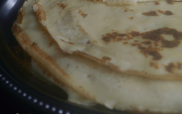 Crêpes légères à l'eau gazeuse