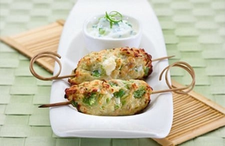 Brochettes de poisson thaïlandaises