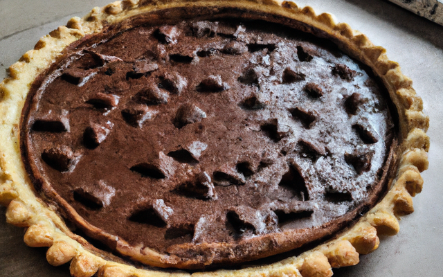 Tarte au chocolat facile