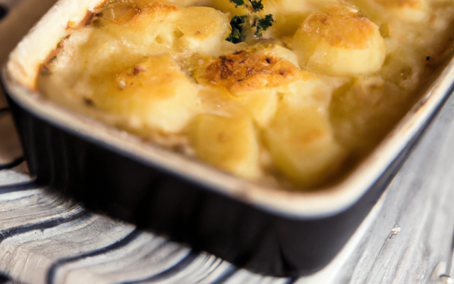 Gratin de pomme de terre façon paysanne