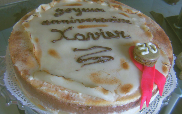Gâteau type poirier façon belle hélène