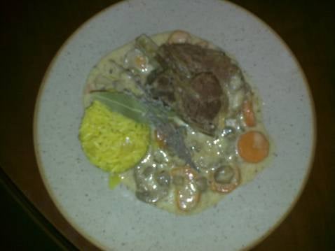 Blanquette d'agneau