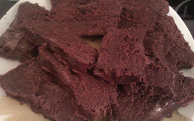 Tranches fondantes au chocolat et praliné