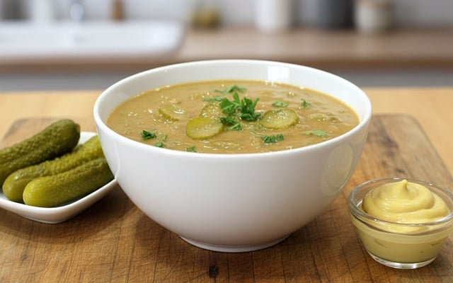 Sauce charcutière moutarde et cornichons