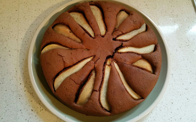 Gâteau poires-chocolat