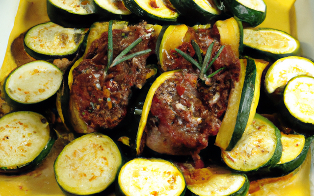 Agneau méditerranéen à la courgette
