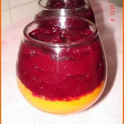 Verrine de betterave et carotte