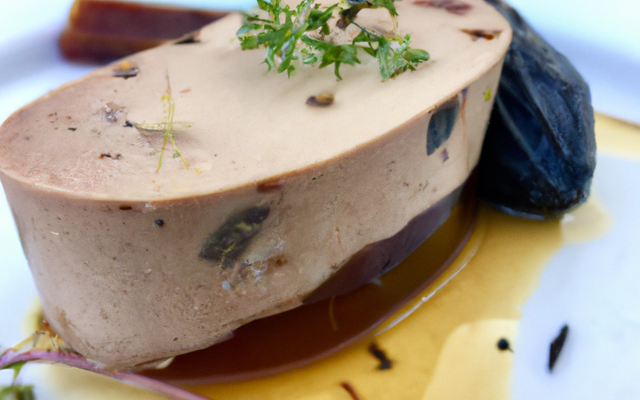 Terrine de foie gras aux pruneaux