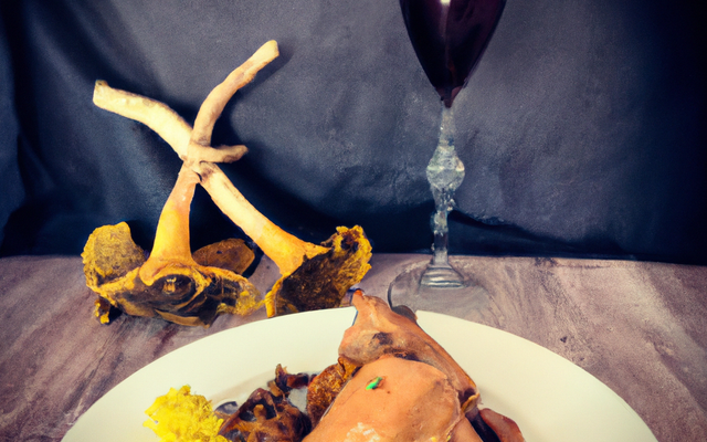 Coq au vin jaune et morilles