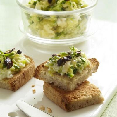 Caviar de courgettes aux saveurs grecques