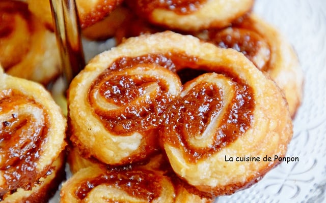 Palmier à la confiture de lait et cacao