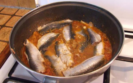 Sardines fraîches à la tomate