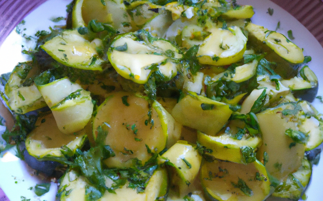 Poêlée de courgettes à la coriandre